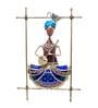Wrought Iron Musician Wall Art In Blue