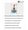 Wrought Iron Musician Wall Art In Red