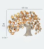 Iron Tulika Tree Brown Floral Wall Art