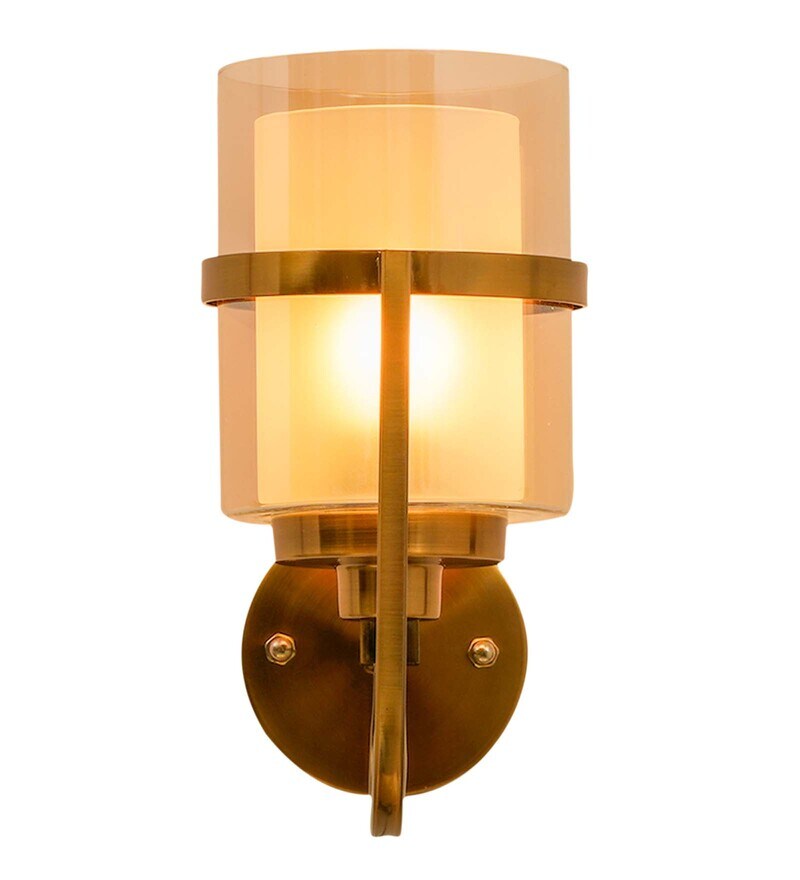 Buy Wysocki Dual Glass Shade Wall Light Online Uplight Wall Lamps