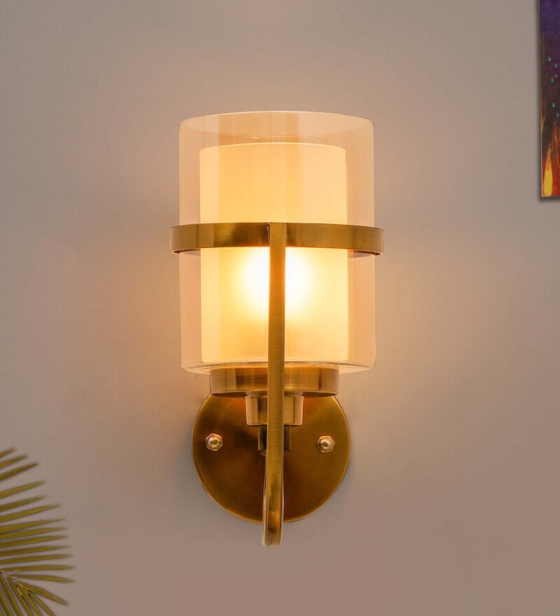 Buy Wysocki Dual Glass Shade Wall Light Online Uplight Wall Lamps