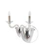 Wysocki Premium White Metal & Glass Wall Light