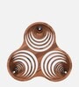 Wyva Glass Top Coffee Table In Brown Colour
