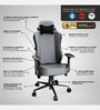 X11 Leather Gaming Chair in Gray And Black Colour