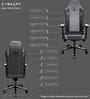 X11 Leather Gaming Chair in Gray And Black Colour