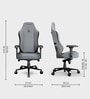 X11 Leather Gaming Chair in Gray And Black Colour