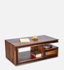 Xavier Sheesham Wood Coffee Table in Honey Finish