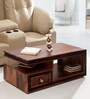 Xavier Sheesham Wood Coffee Table in Honey Finish