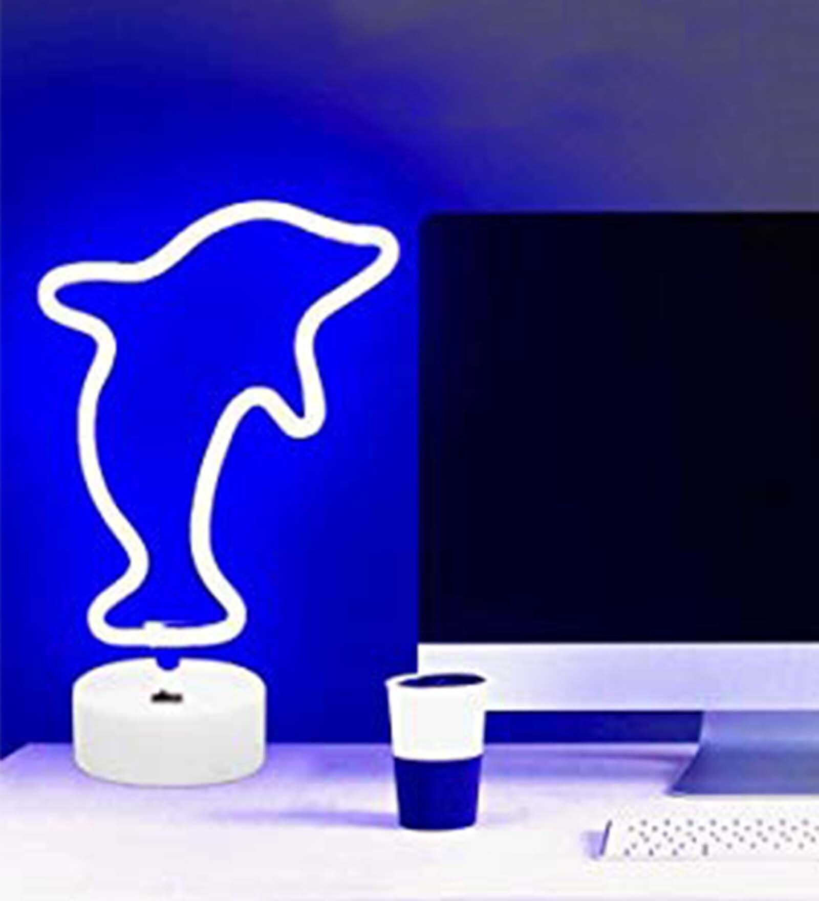 Buy Blue Led Neon Light With Holder Base By Xergy at 63% OFF by Xergy ...