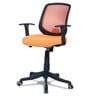 Xena Mid Back Ergonomic Chair In Orange Colour