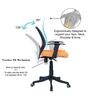 Xena Mid Back Ergonomic Chair In Orange Colour