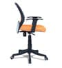 Xena Mid Back Ergonomic Chair In Orange Colour