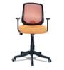 Xena Mid Back Ergonomic Chair In Orange Colour