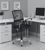 Xeon Mid Back Office Chair in Black Finish