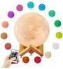 Inverted Beige PVC & Wood LED Lamps