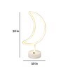 Warm White Moon Led Neon Light With Holder Base