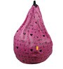 Digital Printed XL Bean Bag with Beans in Purple Colour