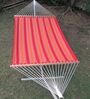 Striped Fabric Hammock in Red Colour
