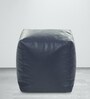 XL Size Square Bean Bag Pouffe Cover in Grey Colour