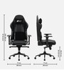 Xtreme Leatherette  Gaming Chair In Black Colour