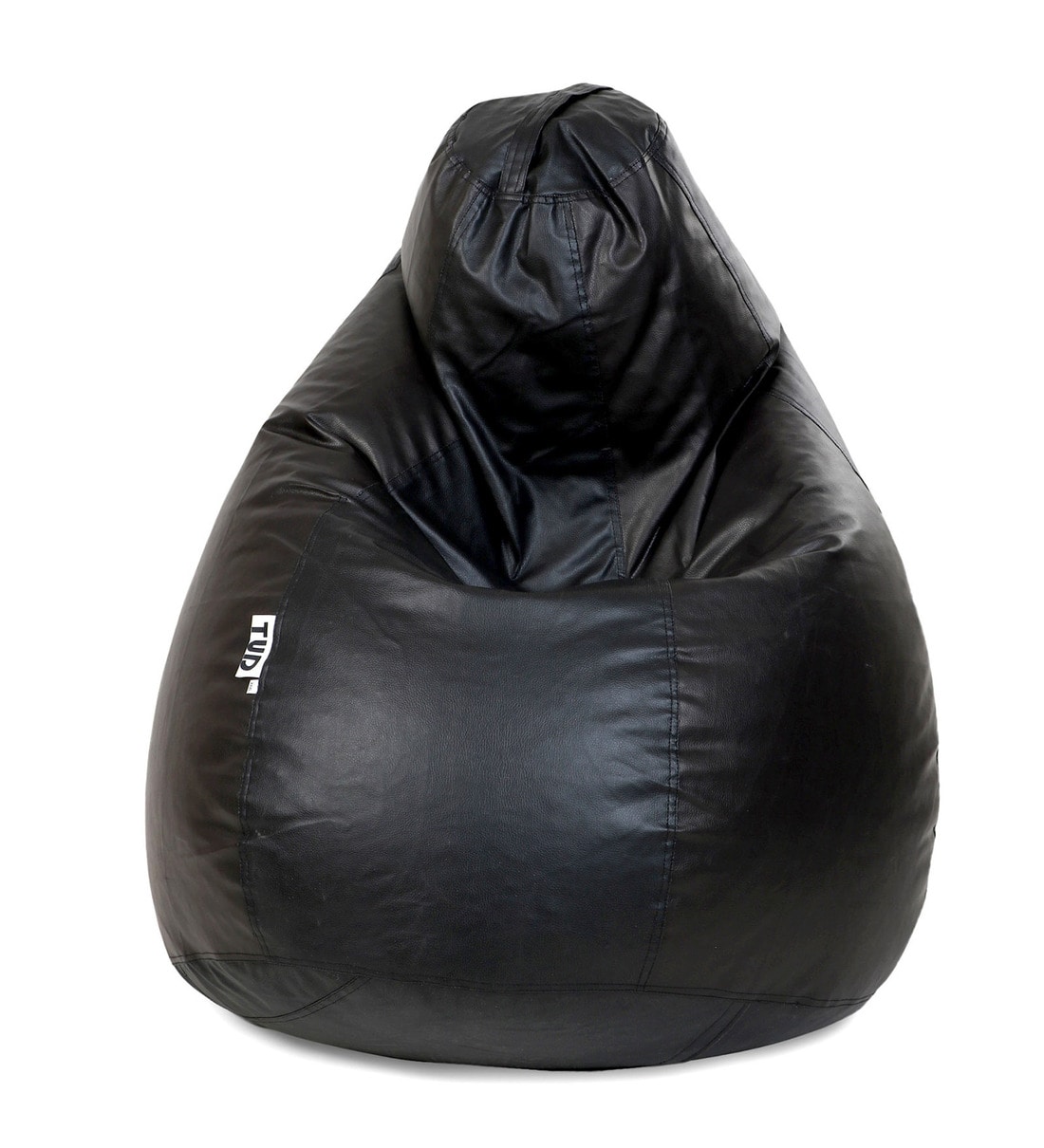 Buy XXL Classic Bean Bag Cover in Black Brown Colour by TUD Online