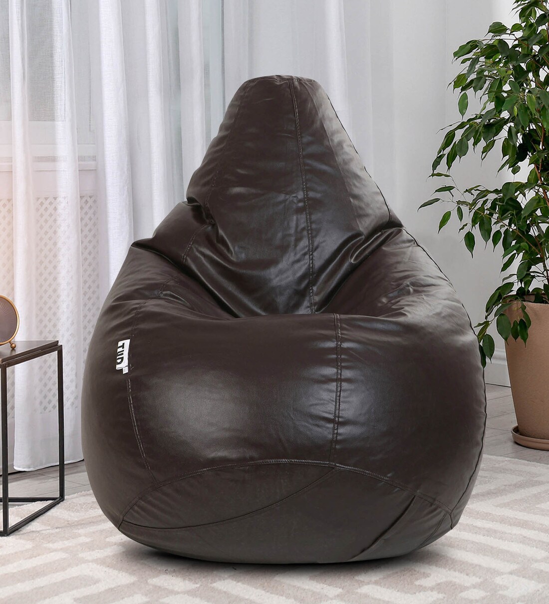 Buy XXL Classic Bean Bag Cover in Brown Colour by TUD Online Gaming