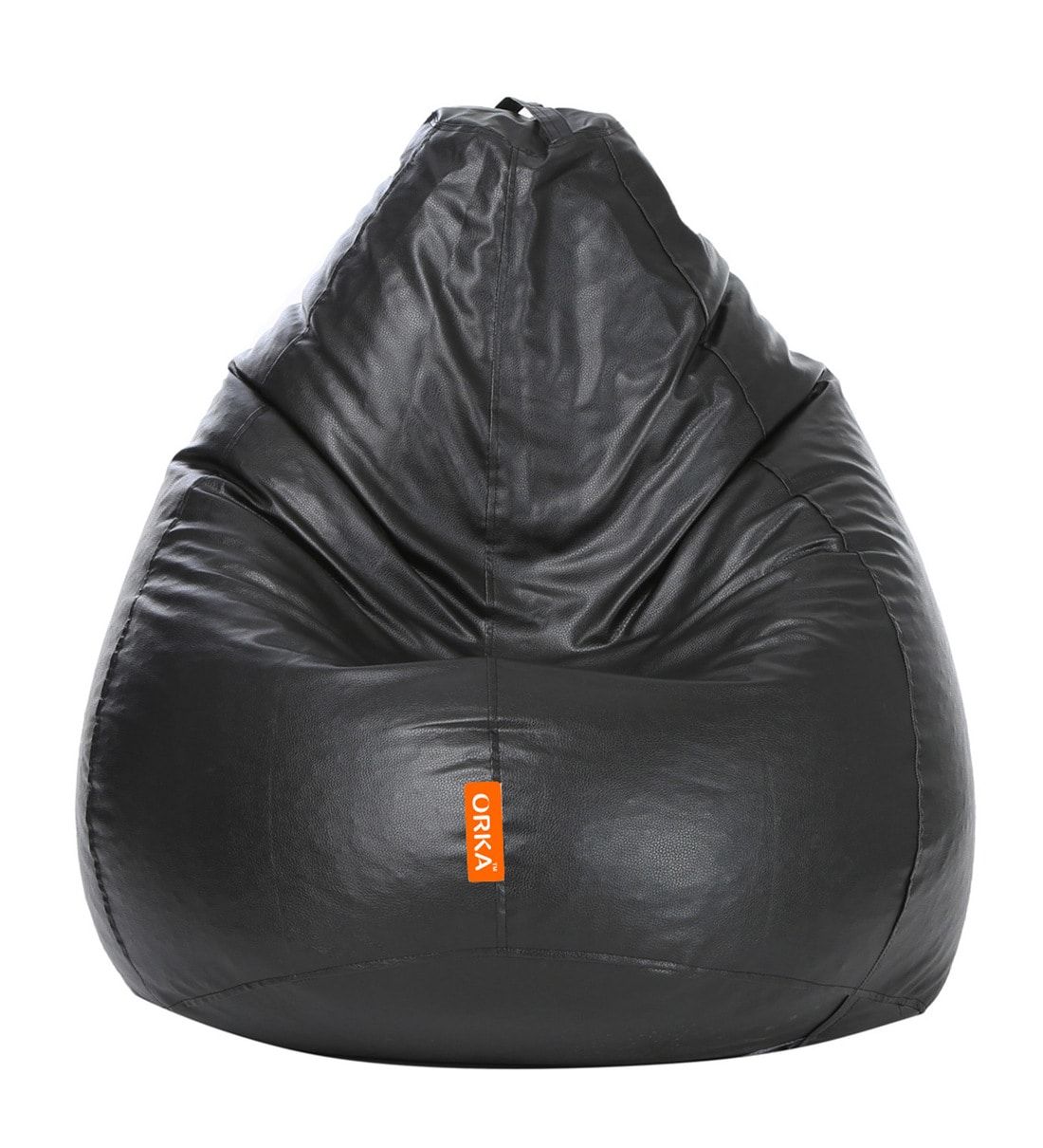 Buy Classic XXL Bean Bag Cover in Black Colour by Orka Online Bean