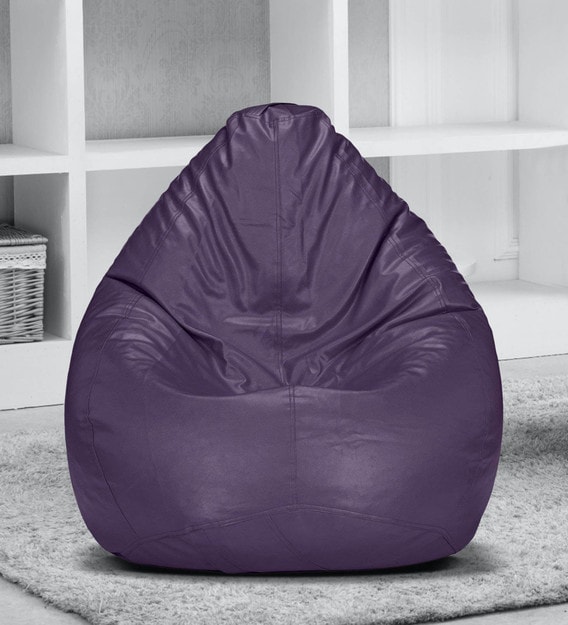 Buy Xxxl Bean Bag Cover In Purple Colour By Vsk Online Gaming Bean Bag Covers Bean Bags Furniture Pepperfry Product
