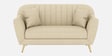 Yardley Chenille Fabric 2 Seater Sofa in Beige Color