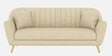Yardley Chenille Fabric 3 Seater Sofa in Beige Color
