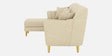 Yardley Chenille Fabric RHS Sectional Sofa (3 + Lounger) in Beige Color