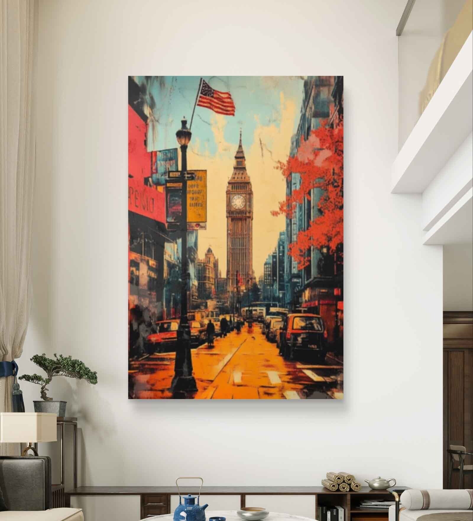 Yankee in London Canvas Painting