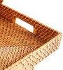 Yale Brown Bamboo Rectangle 24 x 16 Inch Serving Tray