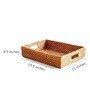 Yale Brown Bamboo Rectangle 15 x 11 Inch Serving Tray