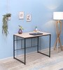 Yama Writing Table in Beech & Black Finish