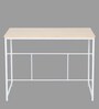 Yama Writing Table in Beech & White Finish