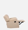 Yamamoto Fabric 1 Seater Manual Recliner In Beige Colour
