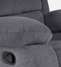 Yamamoto Fabric 1 Seater Manual Recliner In Graphite Grey Colour