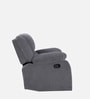 Yamamoto Fabric 1 Seater Manual Recliner In Graphite Grey Colour