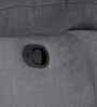 Yamamoto Fabric 1 Seater Manual Recliner In Graphite Grey Colour