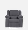 Yamamoto Fabric 1 Seater Manual Recliner In Graphite Grey Colour