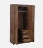 Yamato 3 Door Wardrobe in Columbia Walnut Finish with Lock Yamato 3 Door Wardrobe in Columbia Walnut Finish with Lock