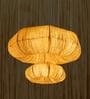 Yamir- Large Pleated Lokta Paper Handcrafted E27 holder Pendant Lamp (with Bulb)