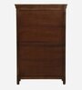 Yardbirds Solid Wood 2 Door Wardrobe In Distress Blue Colour With Mirror