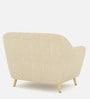 Yardley Chenille Fabric 1 Seater Sofa in Beige Color