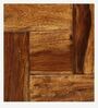 Yaroslave Sheesham Wood Seating Stool In Rustic Teak Finish