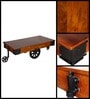 Gershman Solid Wood Coffee Table In Honey Oak Finish