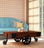 Gershman Solid Wood Coffee Table In Honey Oak Finish