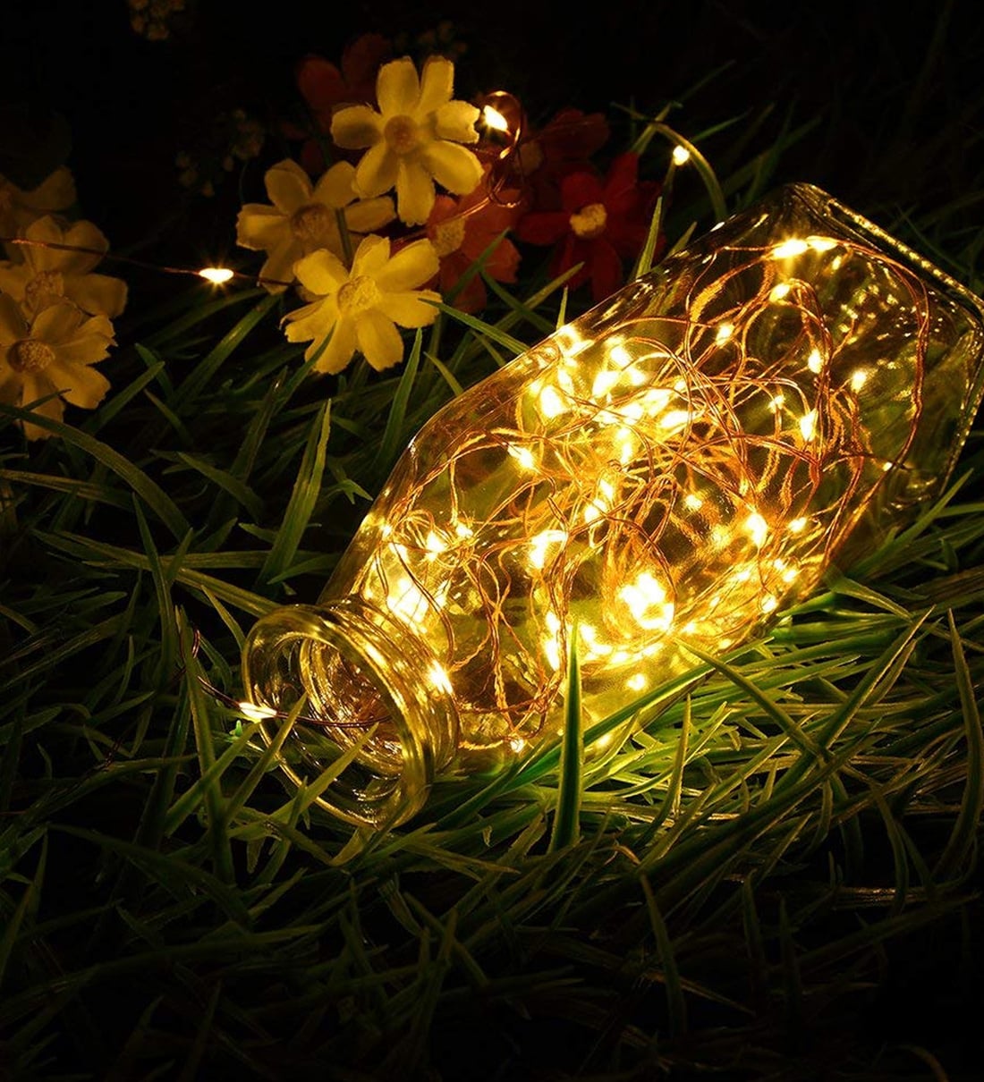 Yellow 5 Meters 50-LED Fairy Waterproof USB Operated String Lights