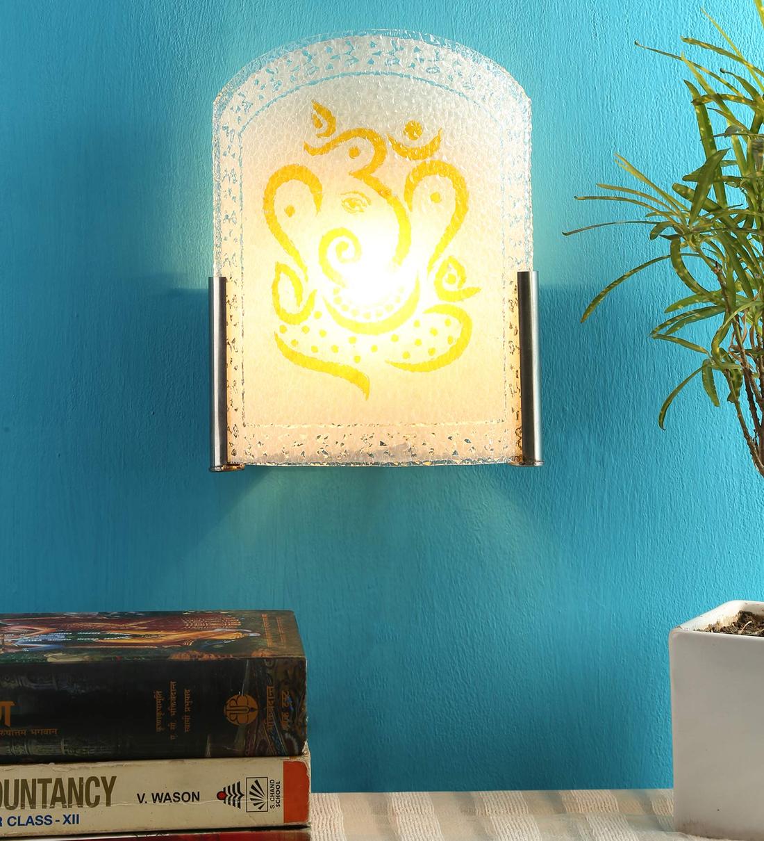 Buy Yellow Glass Wall Light by New Era at 32 OFF by New Era Pepperfry